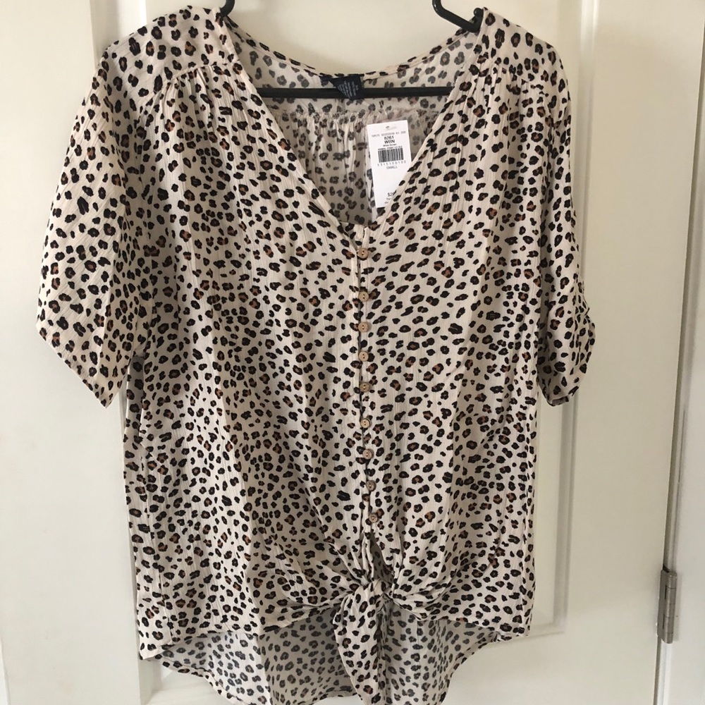 Leopard blouse